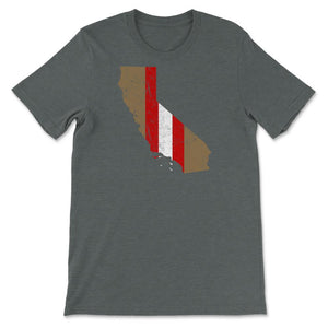 Vintage San Francisco California Football City Skyline Gameday - Unisex T-Shirt - Dark Grey Heather