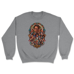 Black History Leaders Collage Inspirational African American - Unisex Sweatshirt - Grey Heather