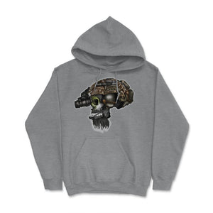 Special Forces & Ranger Regiment Bearded Skull Head Operator - Hoodie - Grey Heather