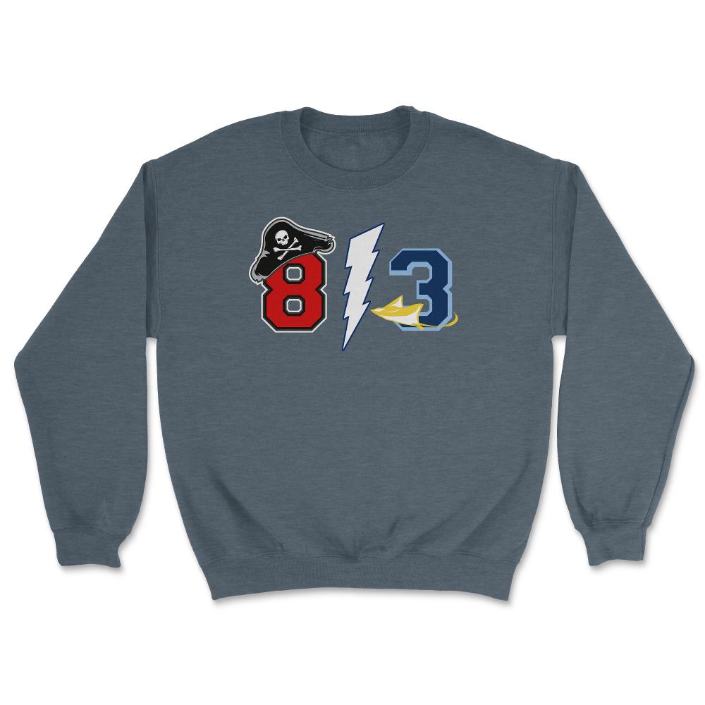 813 Tampa Florida Sports Fan Team Area Code - Unisex Sweatshirt - Dark Grey Heather