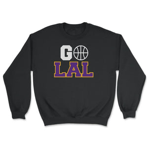 Los Angeles California Basketball Go LAL Home Town Fan - Unisex Sweatshirt - Black