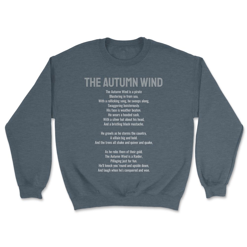 The Autumn Wind Las Vegas & Oakland California Football Fan - Unisex Sweatshirt - Dark Grey Heather