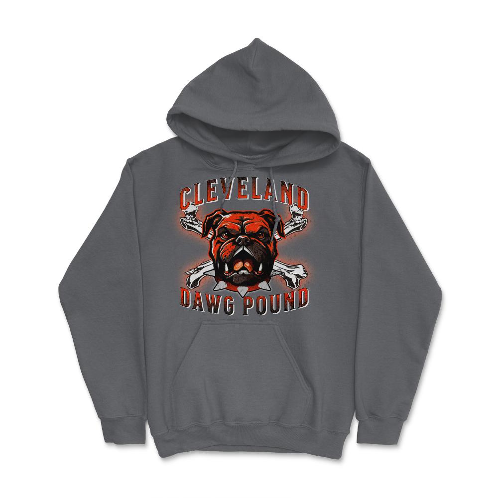 Cleveland Dawg Pound Cleveland Ohio Football Fan Gift - Hoodie - Smoke Grey