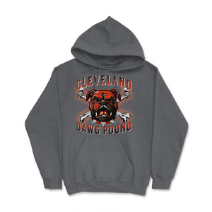 Cleveland Dawg Pound Cleveland Ohio Football Fan Gift - Hoodie - Smoke Grey