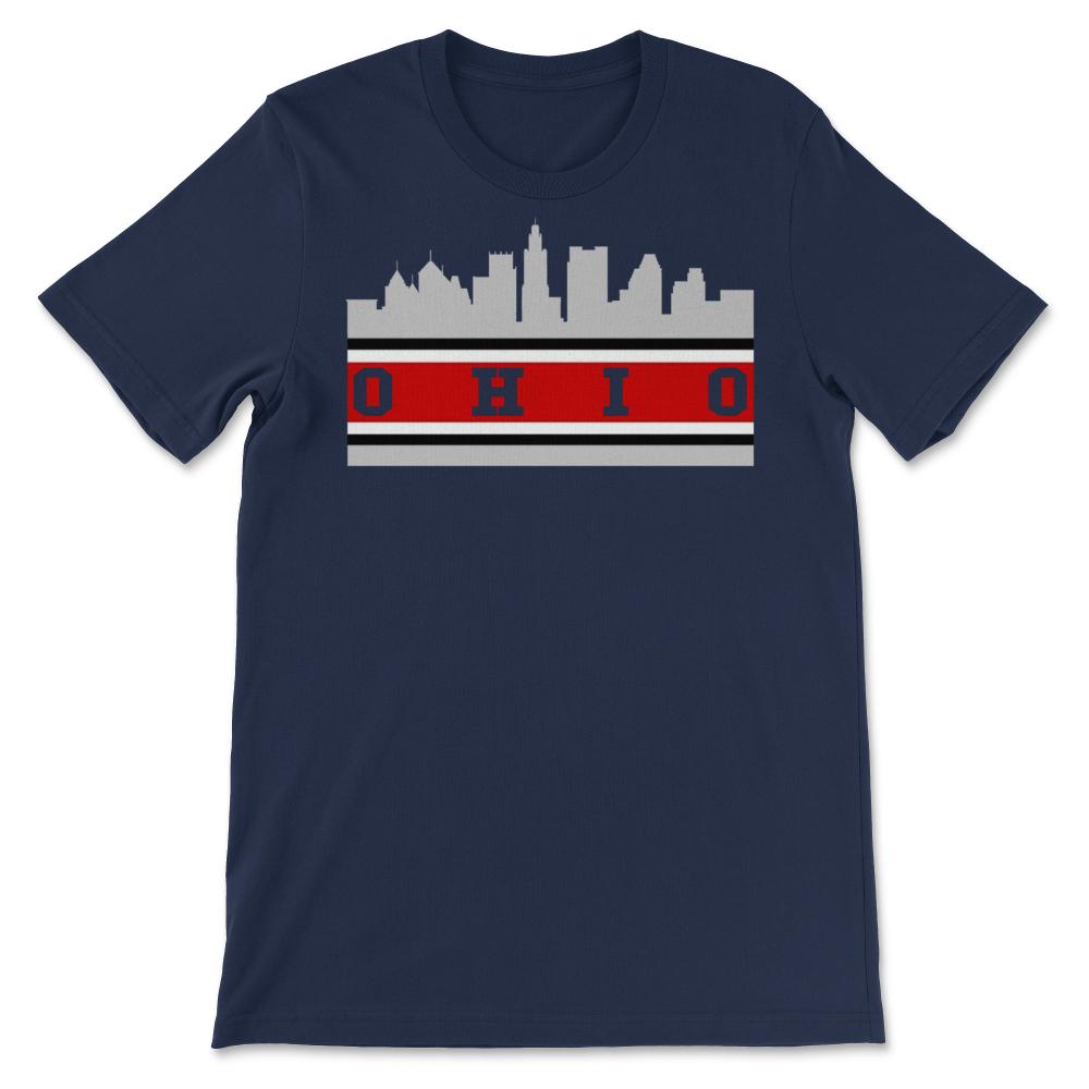 Columbus OHIO City Skyline Classic - Unisex T-Shirt - Navy