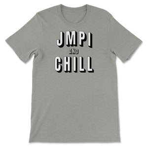 Airborne Jumpmaster JMPI & Chill Paratrooper Military Humor - Unisex T-Shirt - Grey Heather