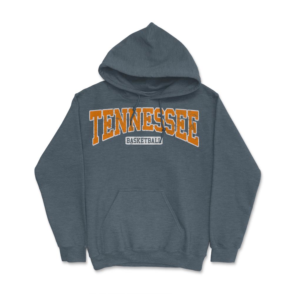 Vintage Tennessee Basketball Classic Player & Coach Fan Gift - Hoodie - Dark Grey Heather