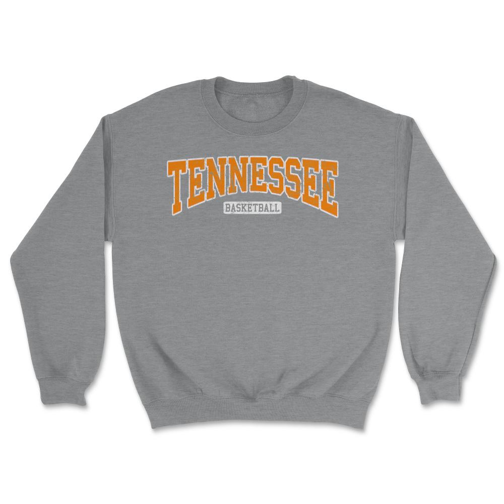 Vintage Tennessee Basketball Classic Player & Coach Fan Gift - Unisex Sweatshirt - Grey Heather