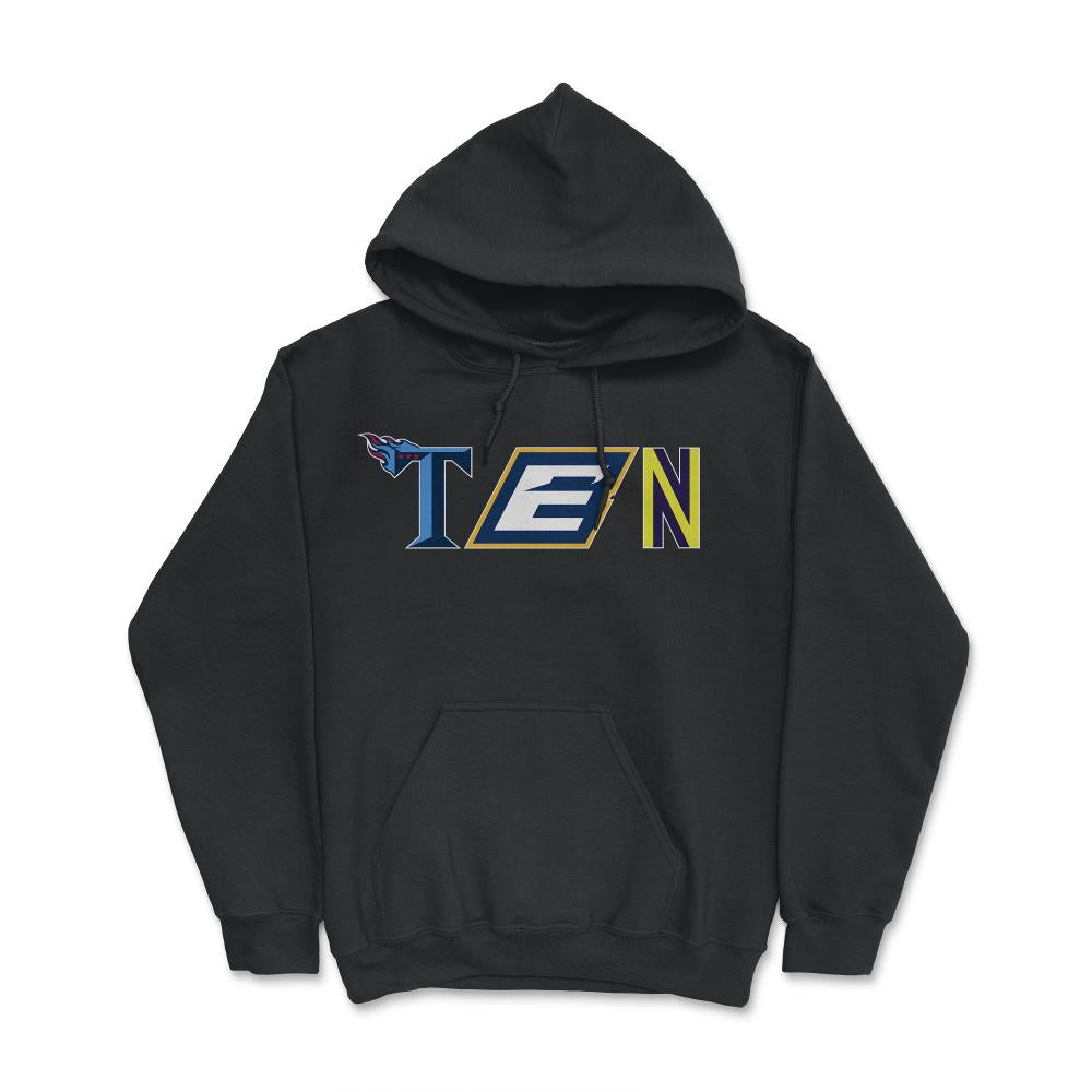 Tennessee Sports Fan Three Letter City Abbreviation - Hoodie - Black