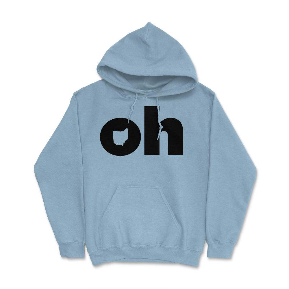 Ohio Two Letter State Abbreviation Unique Resident - Hoodie - Light Blue