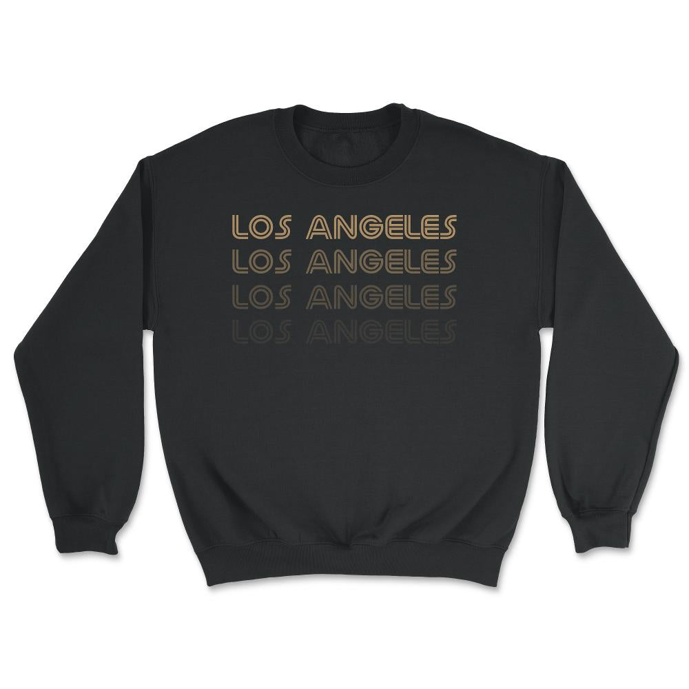 Los Angeles California Soccer Retro Style Color Fade Futbol Club Fan - Unisex Sweatshirt - Black