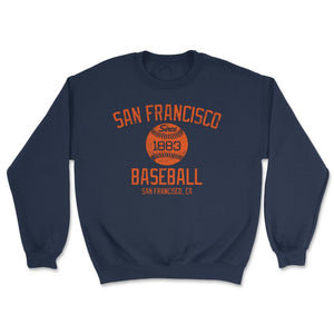 Vintage San Francisco California Baseball Retro Founded Classic Retro - Unisex Sweatshirt - Navy