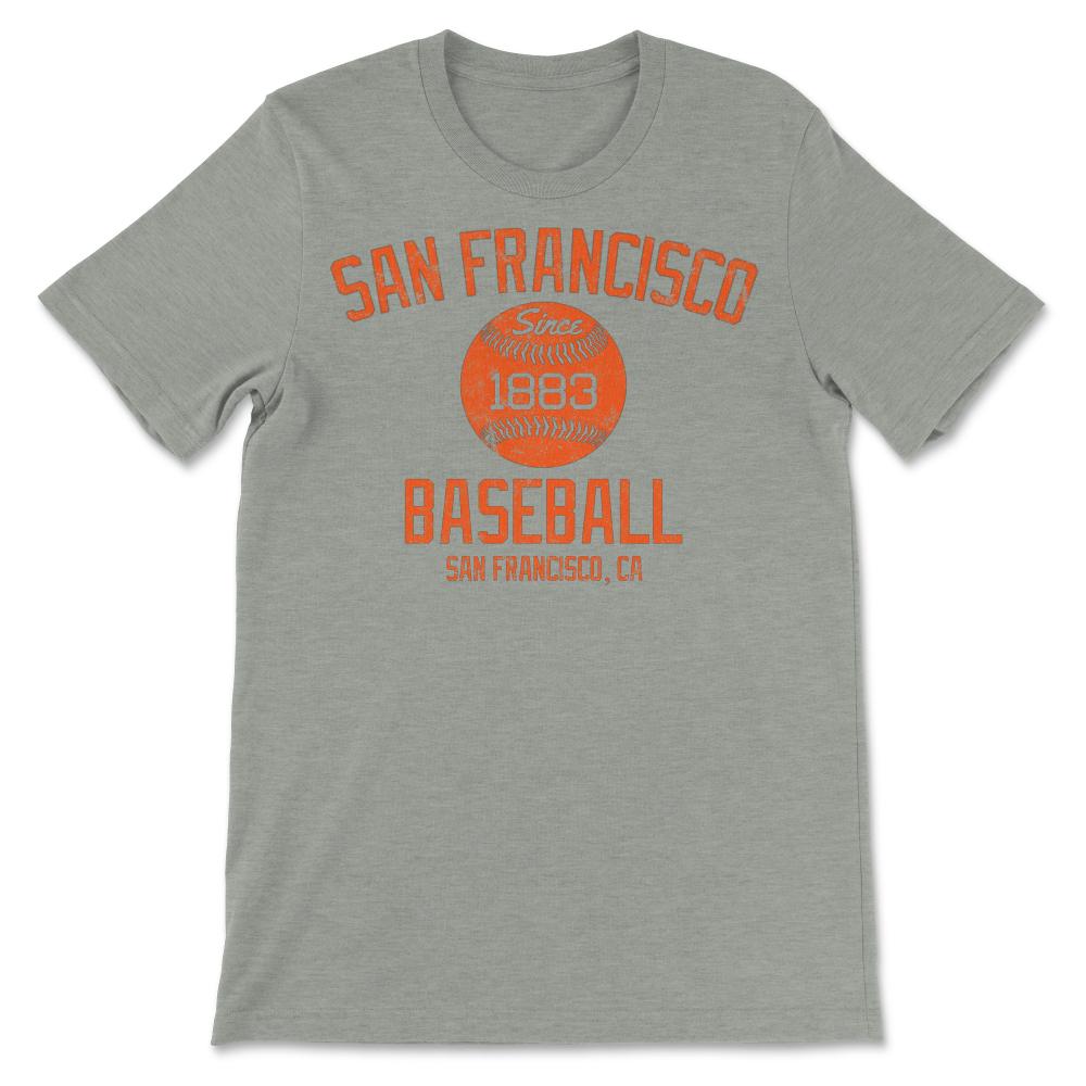 Vintage San Francisco California Baseball Retro Founded Classic Retro - Unisex T-Shirt - Grey Heather