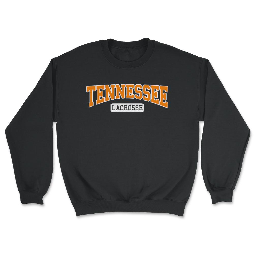 Tennessee Lacrosse Classic Retro Style LAX Player - Unisex Sweatshirt - Black