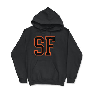 SF San Francisco California Baseball Fan Gift - Hoodie - Black