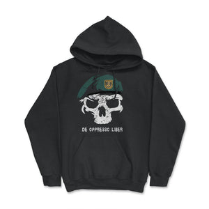 Army Special Forces De Oppresso Liber Green Beret 1st SFG Airborne - Hoodie - Black