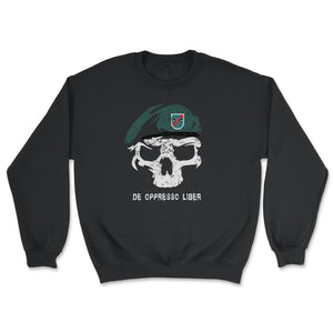 Army Special Forces De Oppresso Liber Green Beret 20th SFG Airborne - Unisex Sweatshirt - Black