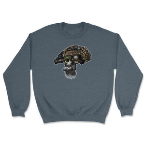 Special Forces & Ranger Regiment Bearded Skull Head Operator - Unisex Sweatshirt - Dark Grey Heather