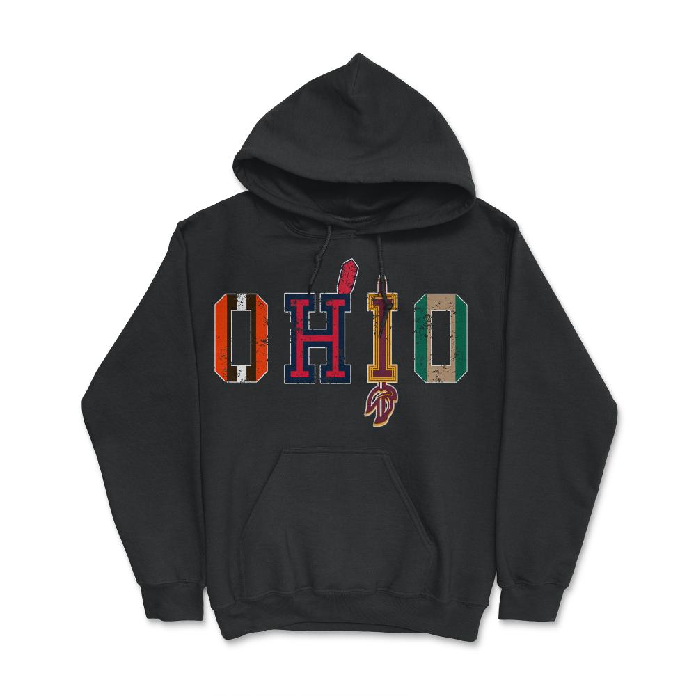OHIO Sports Forever Vintage Cleveland & Athens Fan Gift - Hoodie - Black