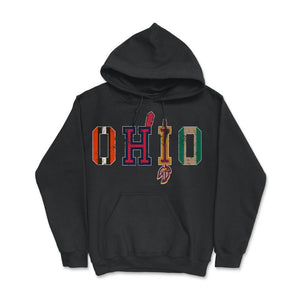 OHIO Sports Forever Vintage Cleveland & Athens Fan Gift - Hoodie - Black