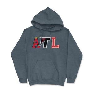 Atlanta Georgia Sports Fan Three Letter City Abbreviation - Hoodie - Dark Grey Heather