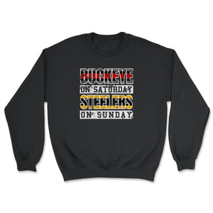 Steelers on Sunday - Unisex Sweatshirt - Black