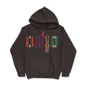 OHIO Sports Forever Vintage Cleveland & Athens Fan Gift - Hoodie - Brown