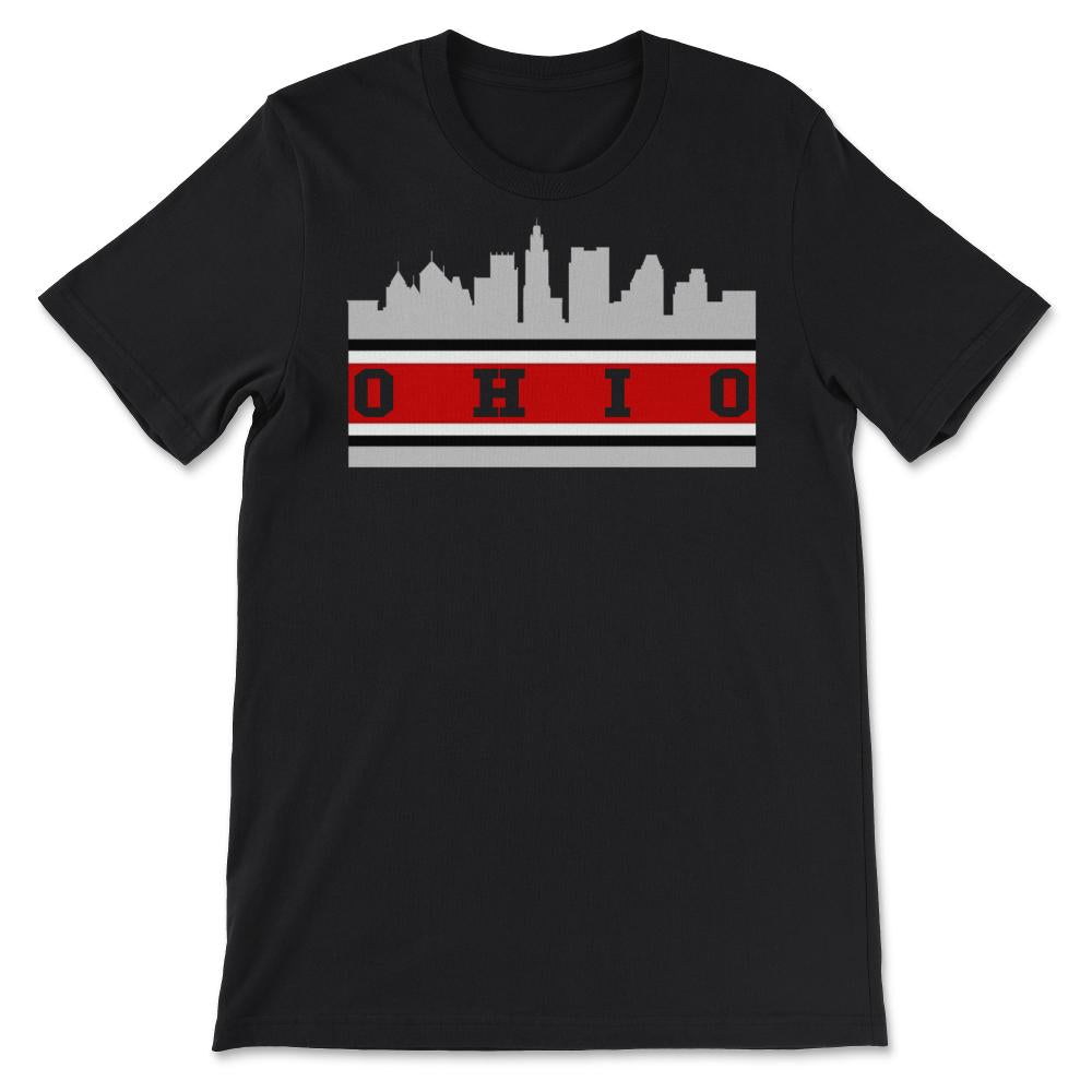 Columbus OHIO City Skyline Classic - Unisex T-Shirt - Black