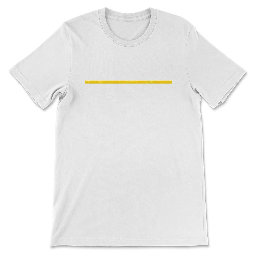 Vintage Los Angeles California Retro Three Stripe Weathered - Unisex T-Shirt - White