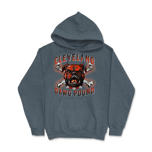 Cleveland Dawg Pound Cleveland Ohio Football Fan Gift - Hoodie - Dark Grey Heather