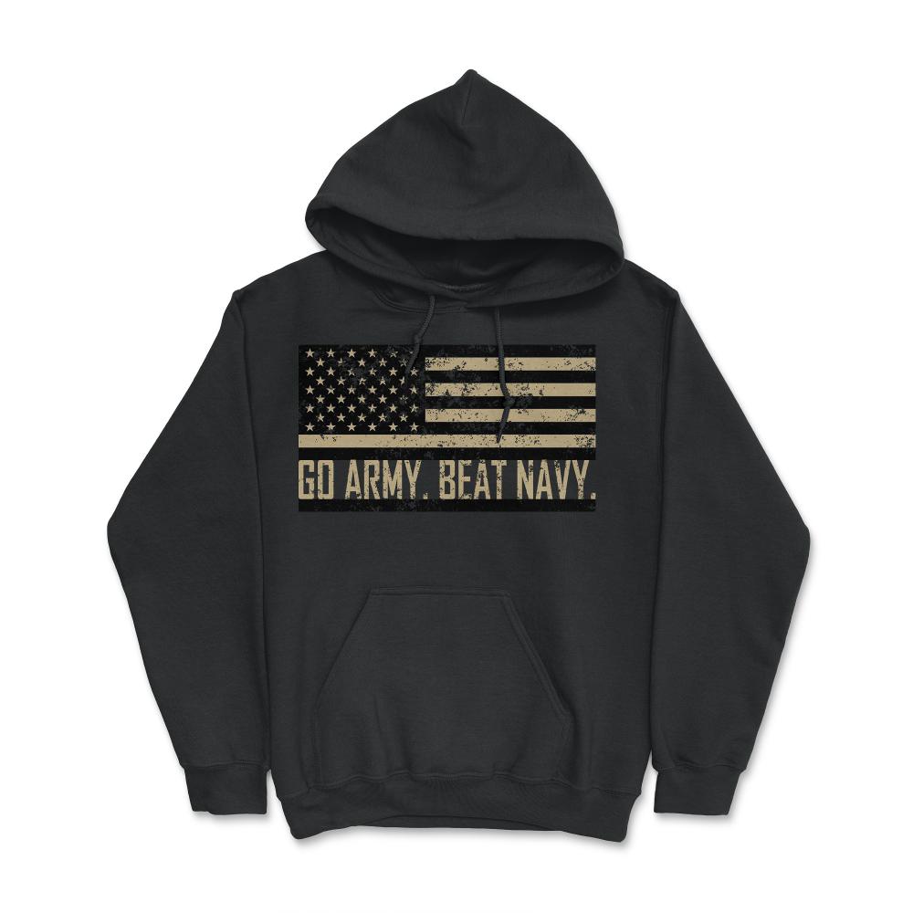 Go Army Beat Navy Flag America's Game Sports Football Fan - Hoodie - Black