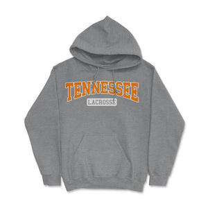 Tennessee Lacrosse Classic Retro Style LAX Player - Hoodie - Grey Heather