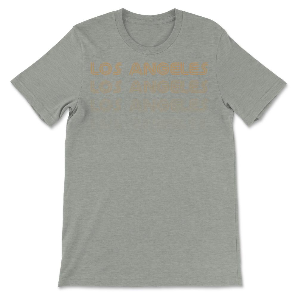 Los Angeles California Soccer Retro Style Color Fade Futbol Club Fan - Unisex T-Shirt - Grey Heather