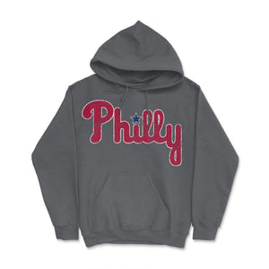 Philadelphia Baseball Philly PA Retro Fan - Hoodie - Smoke Grey