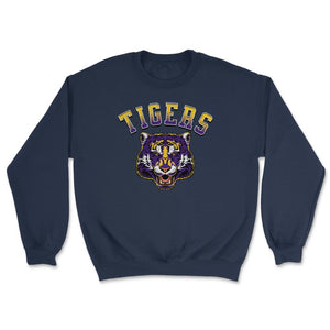 Tigers Football Louisiana Fan - Unisex Sweatshirt - Navy