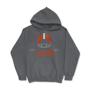 Cleveland Football Vintage Helmet Retro Style Ohio Fan Gift - Hoodie - Smoke Grey