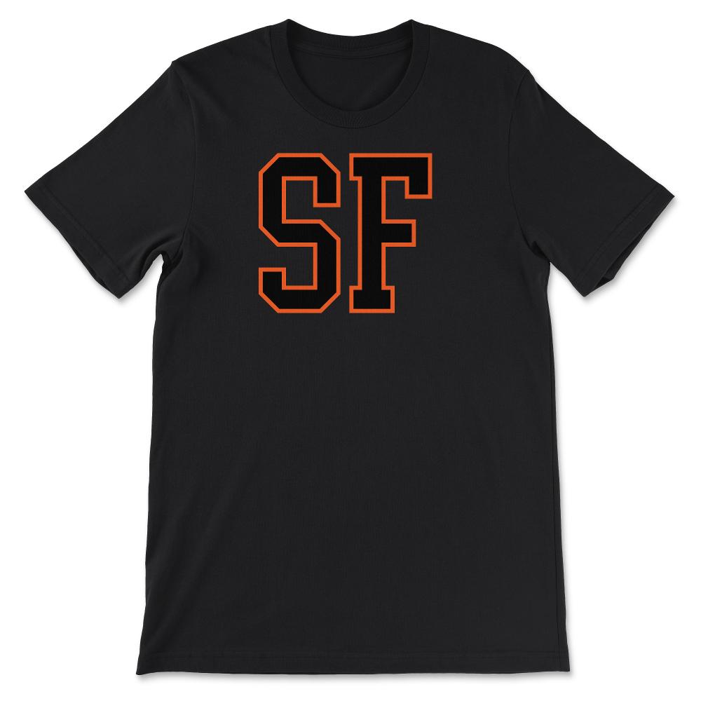 SF San Francisco California Baseball Fan Gift - Unisex T-Shirt - Black