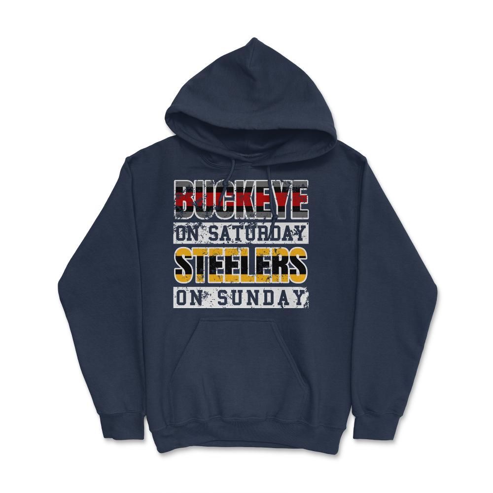 Steelers on Sunday - Hoodie - Navy