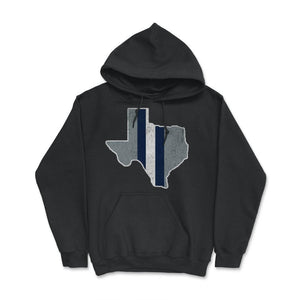 Vintage Dallas Texas Football City Skyline Gameday Tailgating - Hoodie - Black