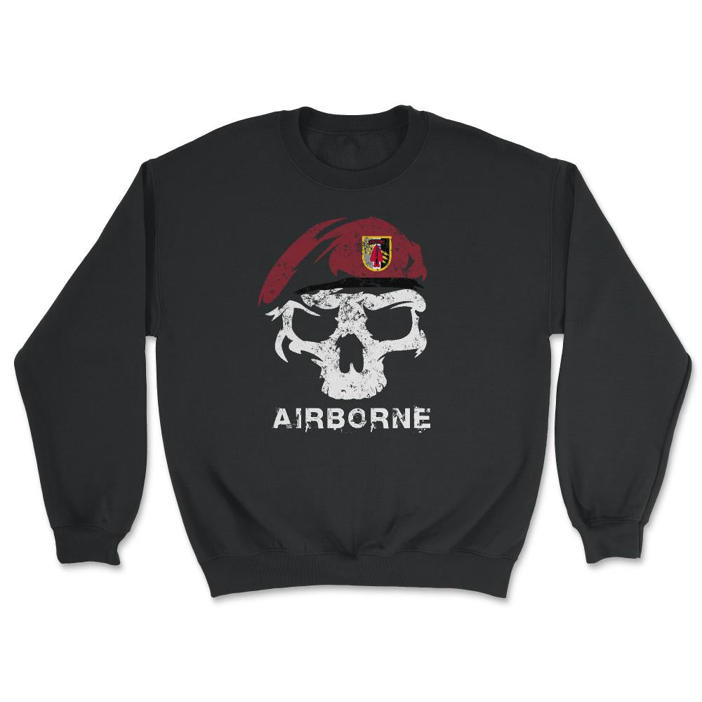 4th Psychological Operations Group skull - Unisex Sweatshirt - Black