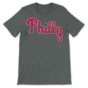 Philadelphia Baseball Philly PA Retro Fan - Unisex T-Shirt - Dark Grey Heather