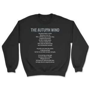 The Autumn Wind Las Vegas & Oakland California Football Fan - Unisex Sweatshirt - Black