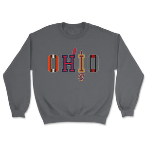 OHIO Sports Forever Vintage Cleveland & Columbus Fan Gift - Unisex Sweatshirt - Smoke Grey