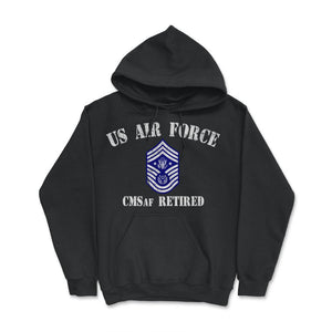 Vintage Retired Air Force Chief Master Sergeant Of The Air Force - Hoodie - Black