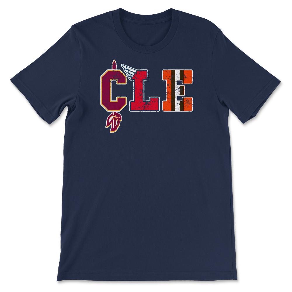 Cleveland Ohio Sports Forever Vintage Cleveland Fan Gift - Unisex T-Shirt - Navy