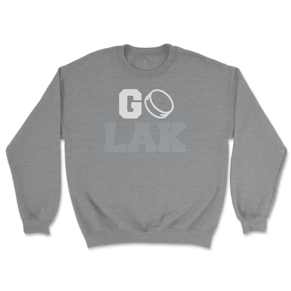 Go Los Angeles California Hockey Hometown Ice Hockey Fan LAK - Unisex Sweatshirt - Grey Heather