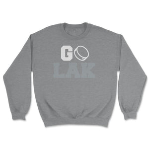 Go Los Angeles California Hockey Hometown Ice Hockey Fan LAK - Unisex Sweatshirt - Grey Heather