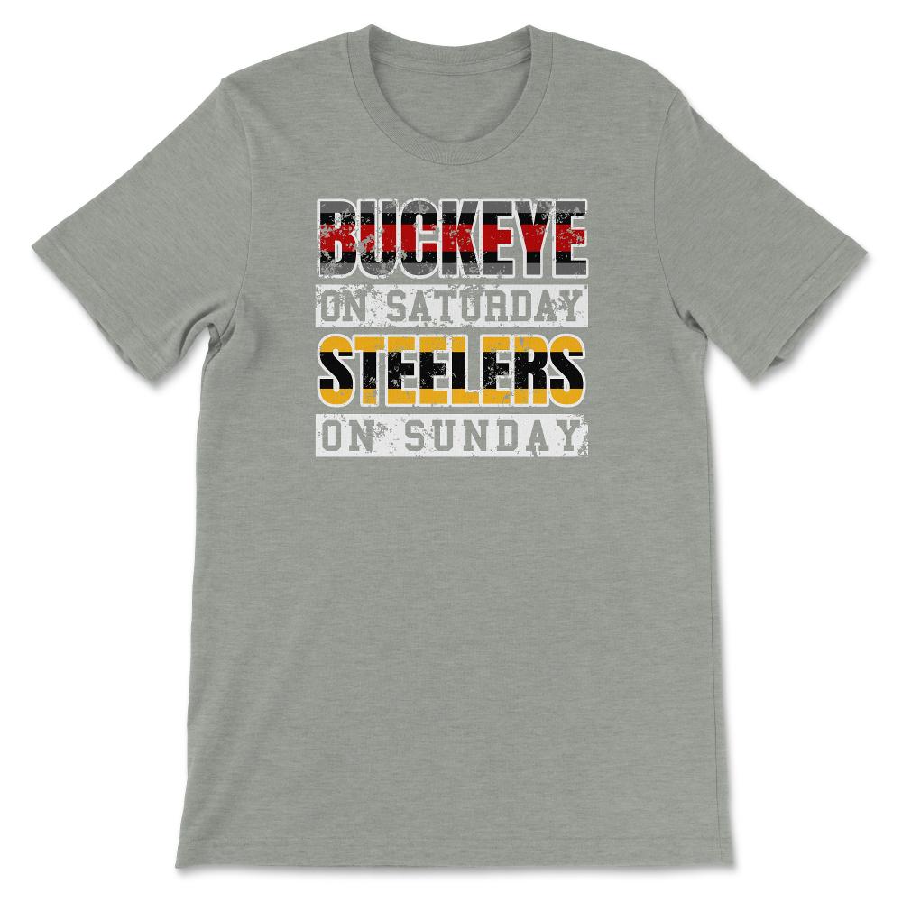 Steelers on Sunday - Unisex T-Shirt - Grey Heather