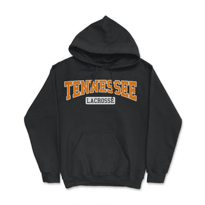 Tennessee Lacrosse Classic Retro Style LAX Player - Hoodie - Black