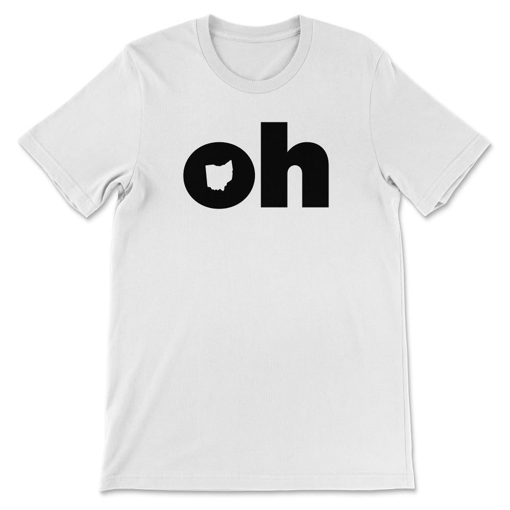 Ohio Two Letter State Abbreviation Unique Resident - Unisex T-Shirt - White